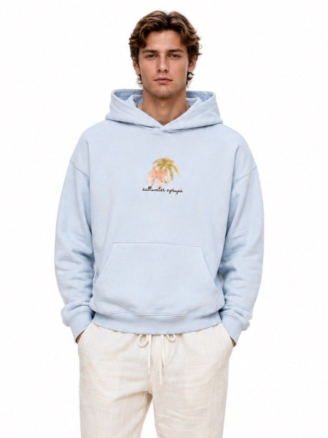 Saltwater Hoodie — worn by male model