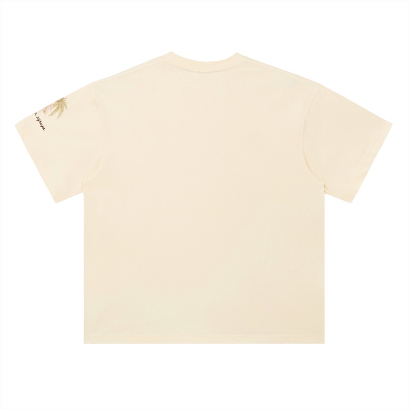 SALTY Drop Shoulder Tee — apricot back