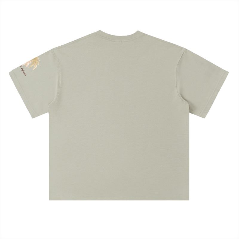 SALTY Drop Shoulder Tee — green back