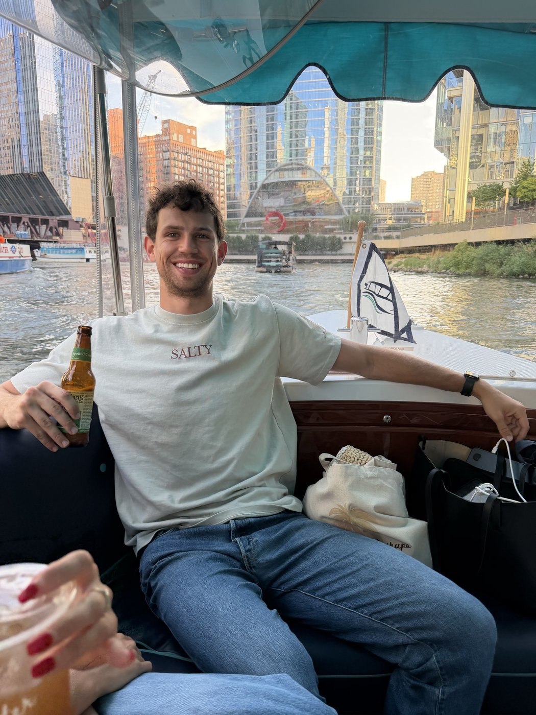 SALTY Drop Shoulder Tee — lifestyle