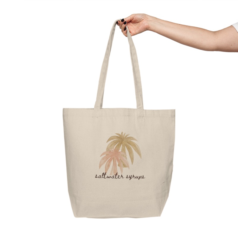 Canvas Tote — worn