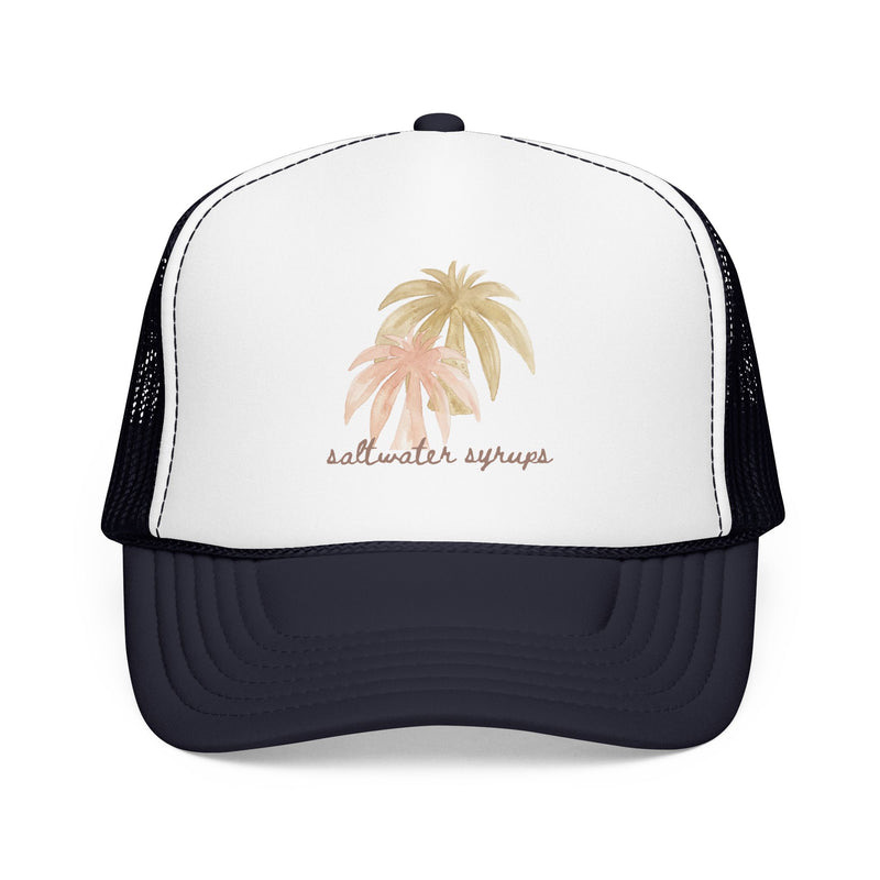 Saltwater Trucker Hat — blue front